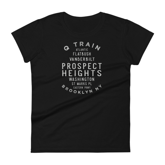 Prospect Heights Brooklyn NYC Women's Grid Tee