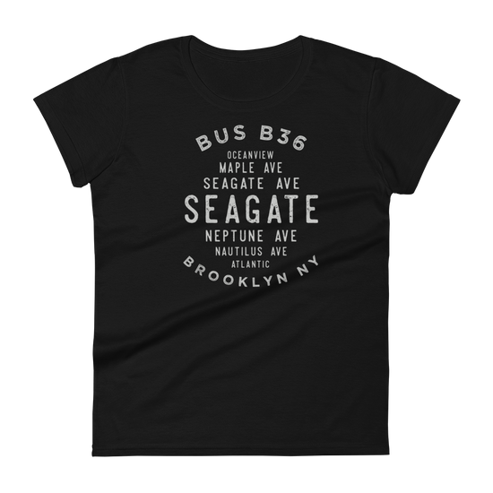 Seagate Brooklyn NYC Women's Grid Tee
