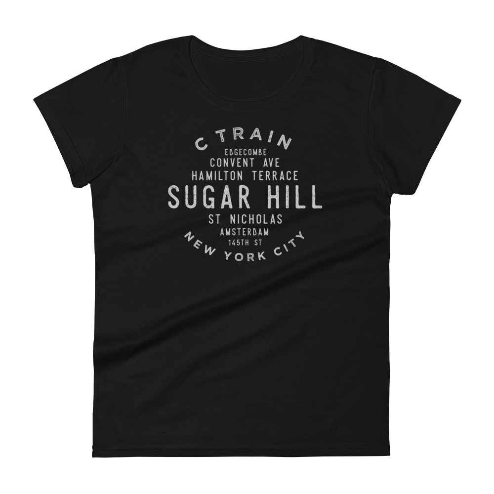 Sugar Hill Manhattan NYC Women's Grid Tee