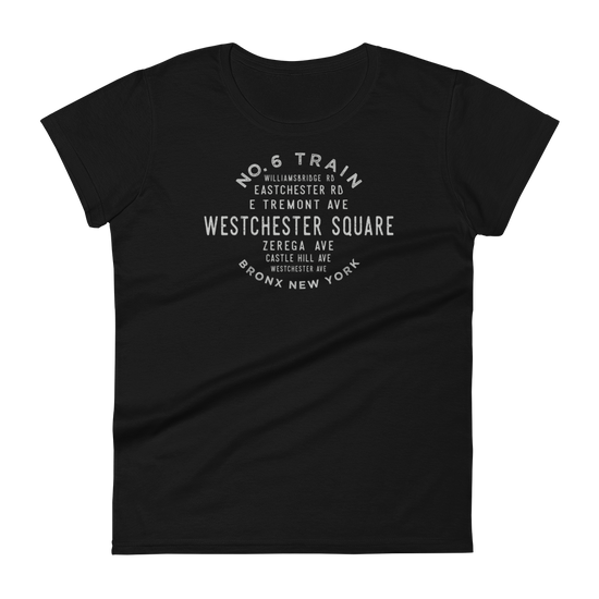 Westchester Square Bronx NYC Women's Grid Tee
