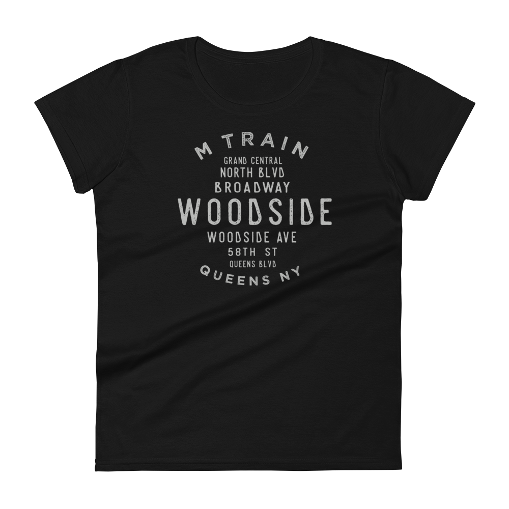 Woodside Queens NYC Women's Grid Tee