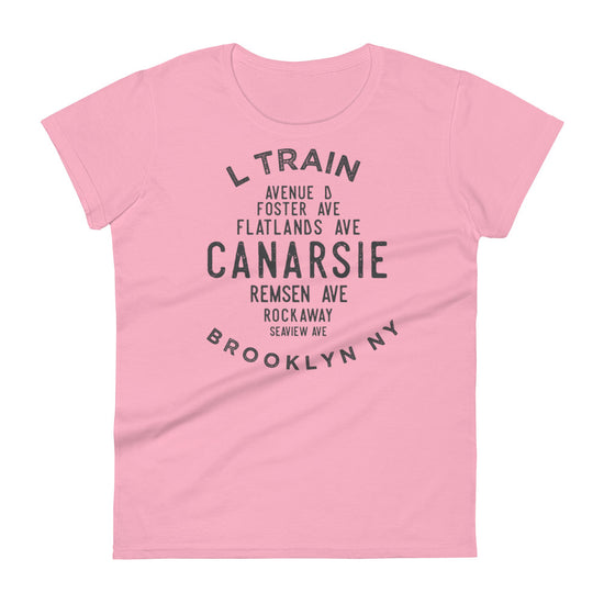 Load image into Gallery viewer, Canarsie Brooklyn NYC Women&amp;#39;s Grid Tee
