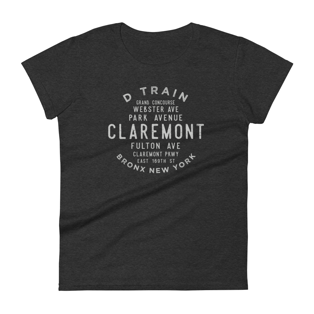 Claremont Bronx Adult Mens Grid Tee