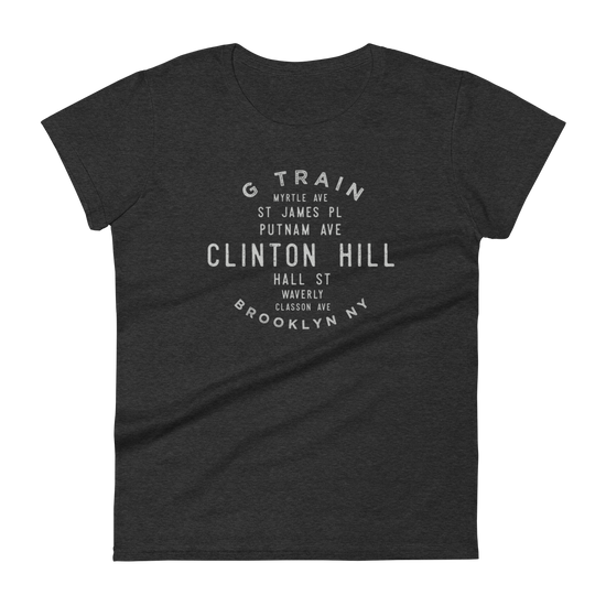 Load image into Gallery viewer, Clinton Hill Brooklyn NYC Women&amp;#39;s Grid Tee
