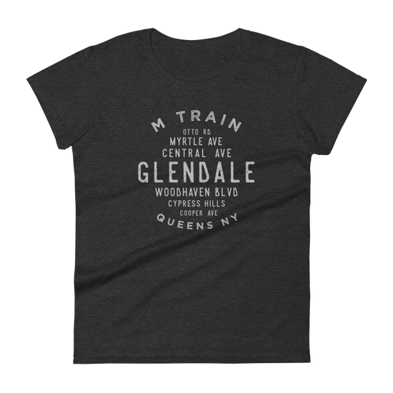 Load image into Gallery viewer, Glendale Queens NYC Women&amp;#39;s Grid Tee
