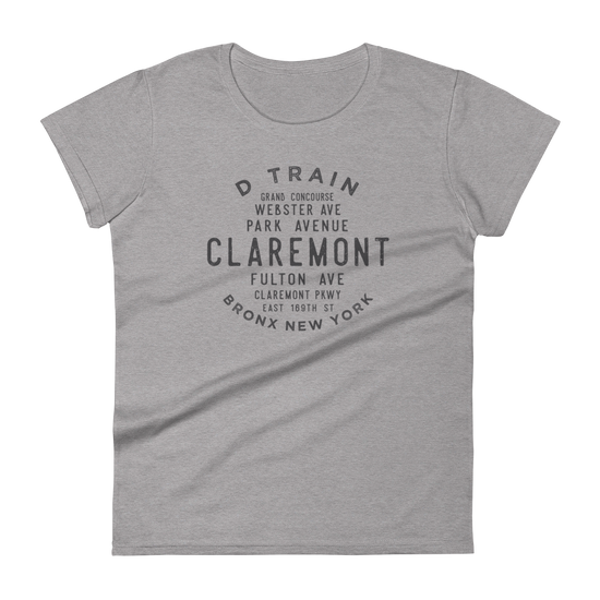 Claremont Bronx Adult Mens Grid Tee