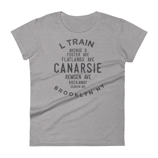 Load image into Gallery viewer, Canarsie Brooklyn NYC Women&amp;#39;s Grid Tee

