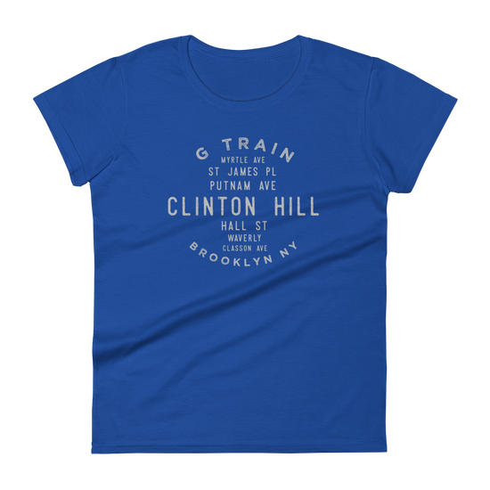 Load image into Gallery viewer, Clinton Hill Brooklyn NYC Women&amp;#39;s Grid Tee
