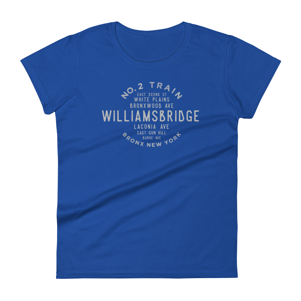 Williamsbridge Bronx Women's Grid Tee
