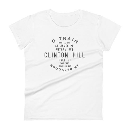 Load image into Gallery viewer, Clinton Hill Brooklyn NYC Women&amp;#39;s Grid Tee
