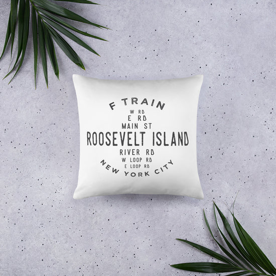 Roosevelt Island Manhattan NYC Pillow