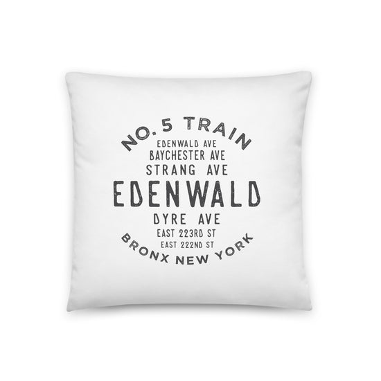 Edenwald Bronx NYC Pillow