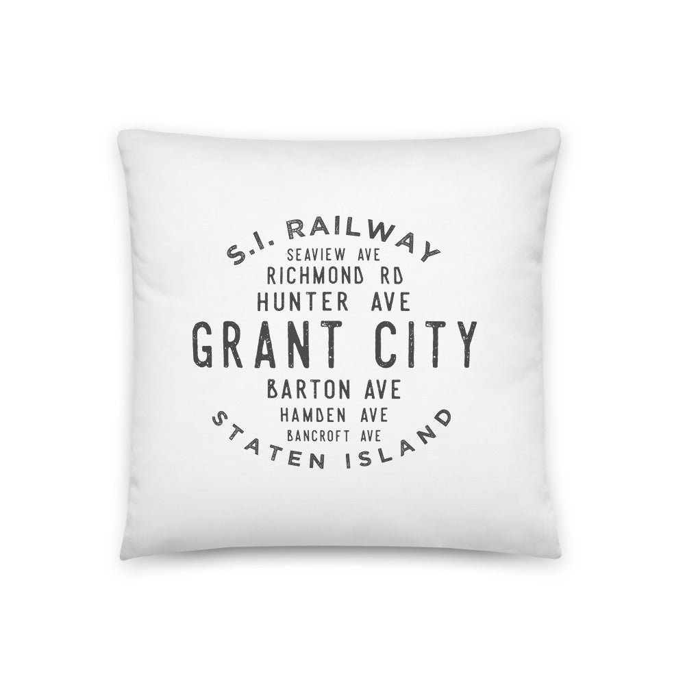 Grant City Staten Island NYC Pillow