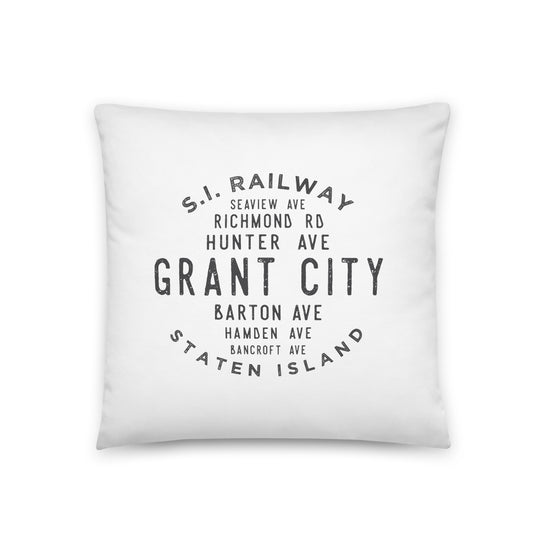Grant City Staten Island NYC Pillow