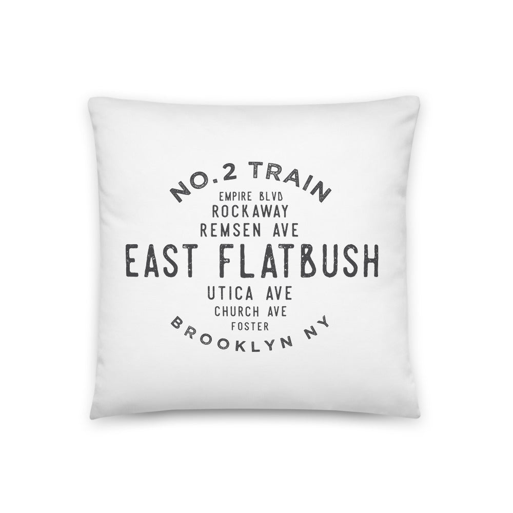 East Flatbush Brooklyn NYC Basic Pillow