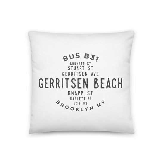 Load image into Gallery viewer, Gerritsen Beach Brooklyn NYC Pillow
