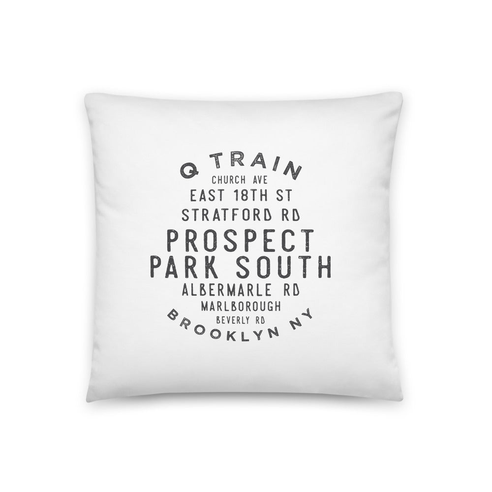 Prospect Park South Brooklyn NYC Pillow