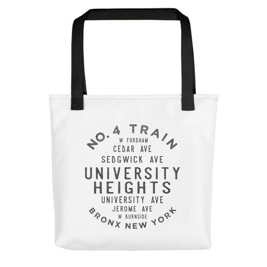 University Heights Bronx NYC Tote Bag