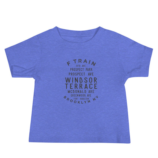 Windsor Terrace Brooklyn NYC Baby Jersey Tee