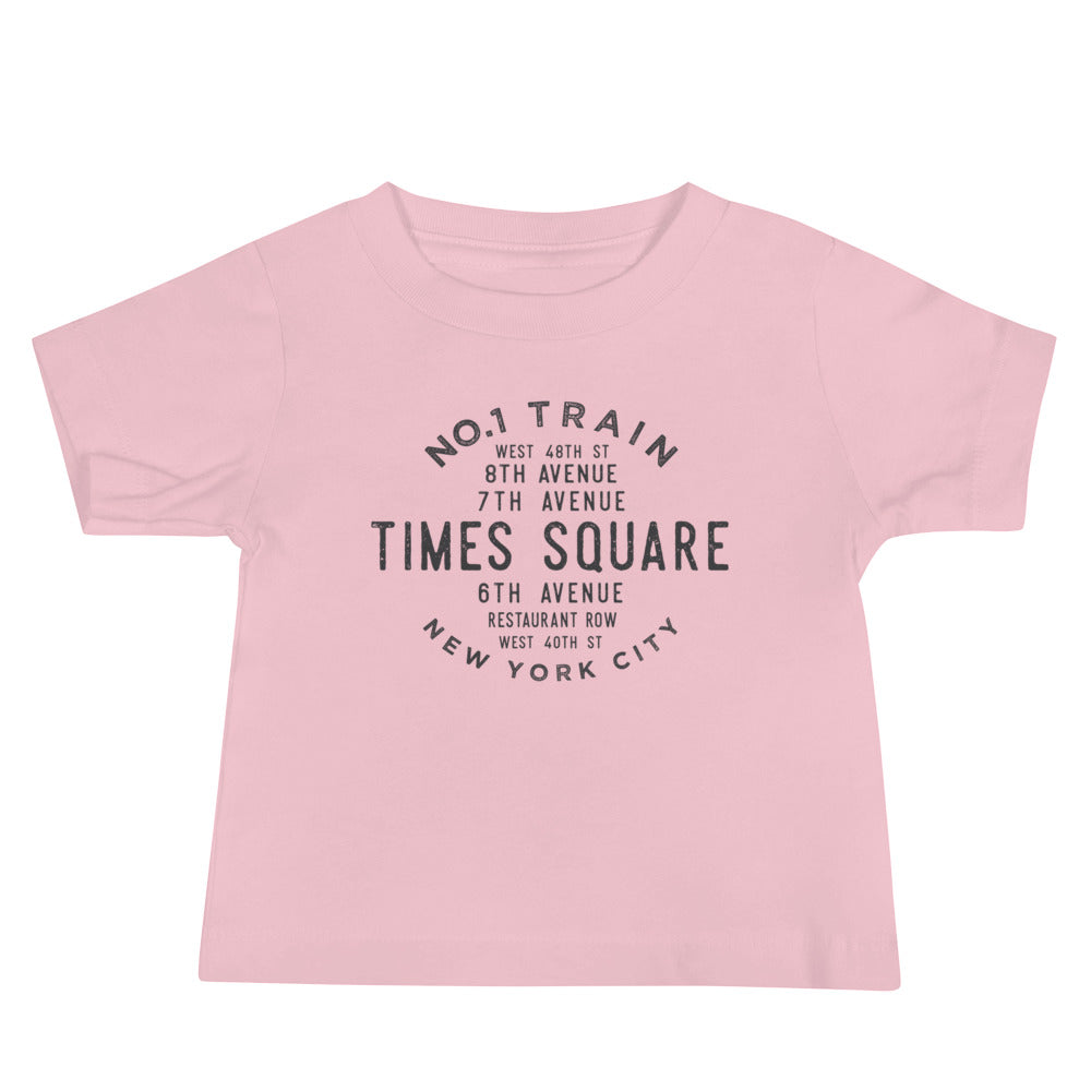 Times Square Manhattan NYC Baby Jersey Tee