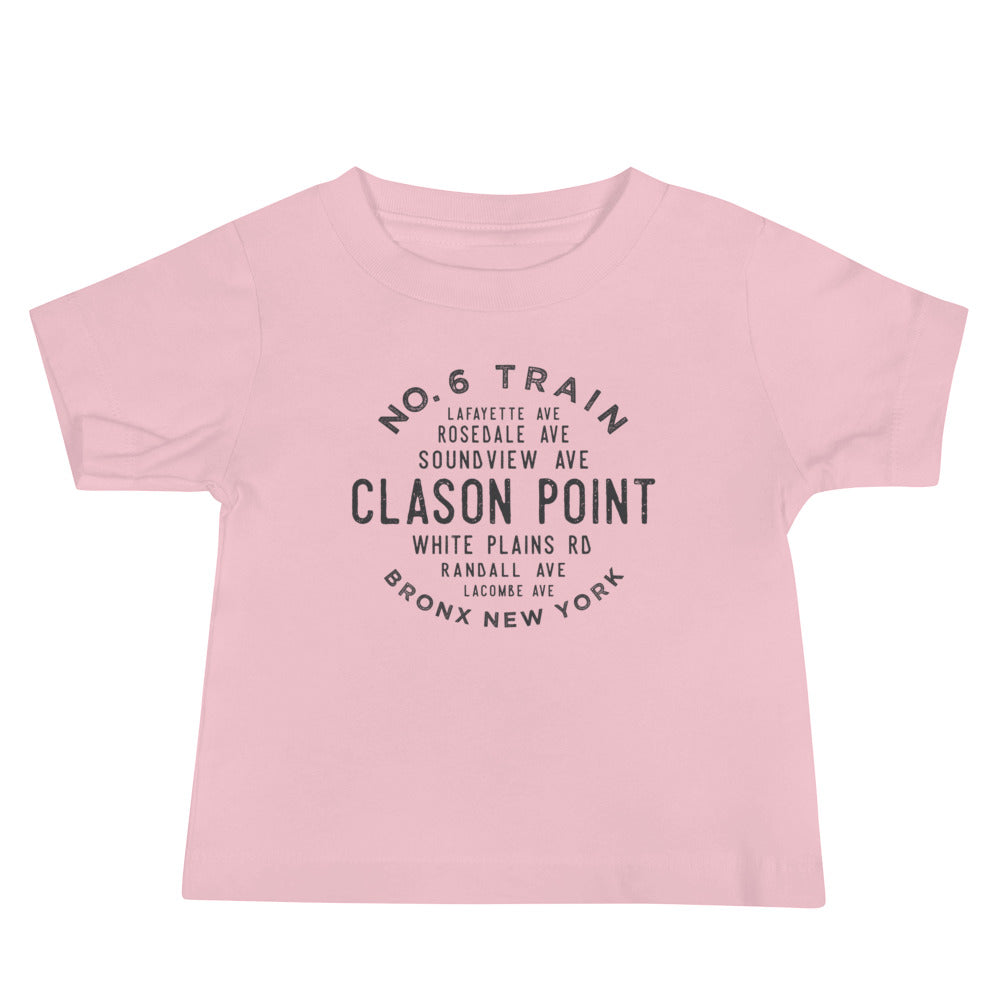Clason Point Bronx NYC Baby Jersey Tee