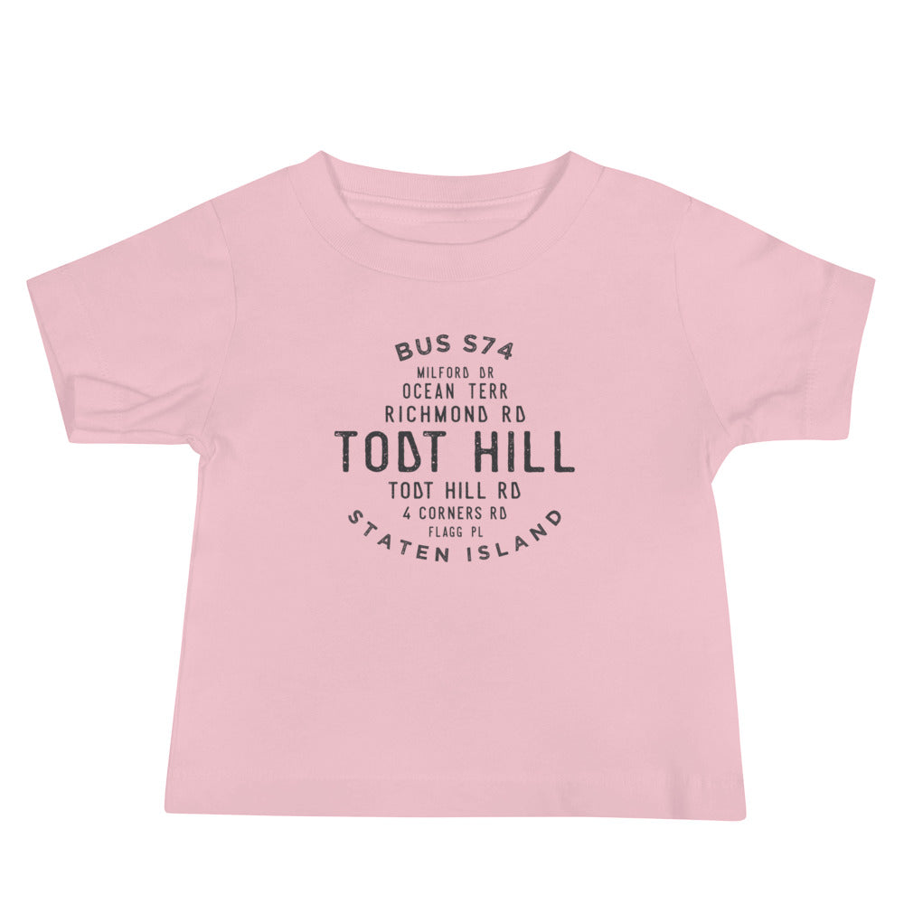 Todt Hill Staten Island NYC Baby Jersey Tee