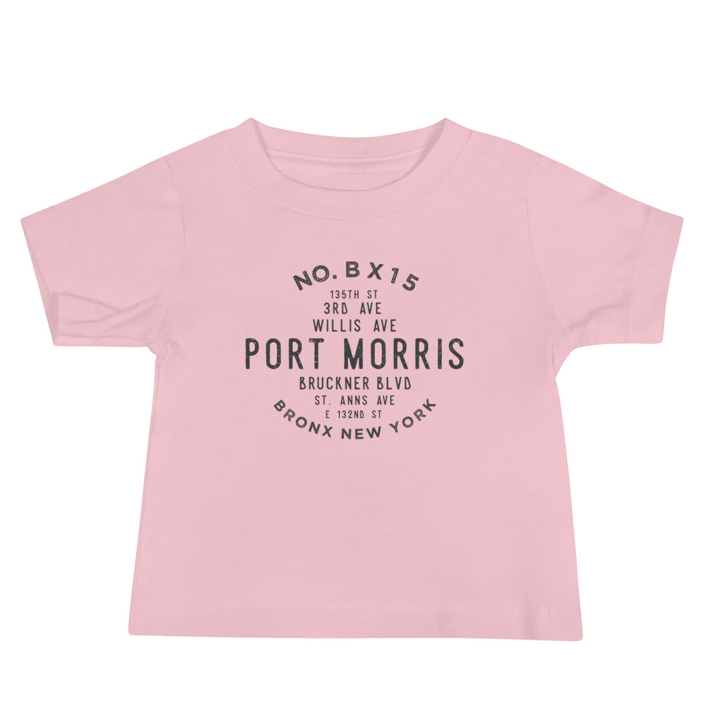 Port Morris Bronx NYC Baby Jersey Tee