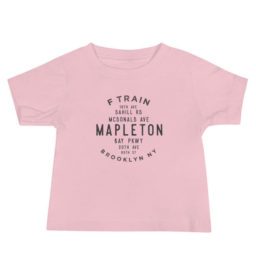 Mapleton Brooklyn NYC Baby Jersey Tee