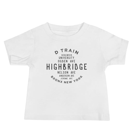 Highbridge Bronx NYC Baby Jersey Tee