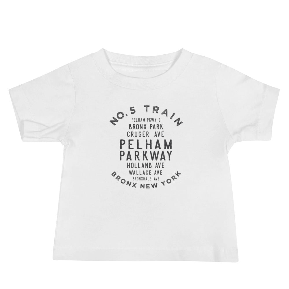 Pelham Parkway Bronx NYC Baby Jersey Tee