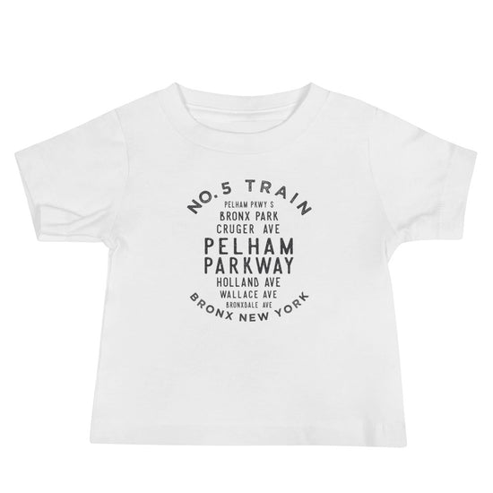 Pelham Parkway Bronx NYC Baby Jersey Tee