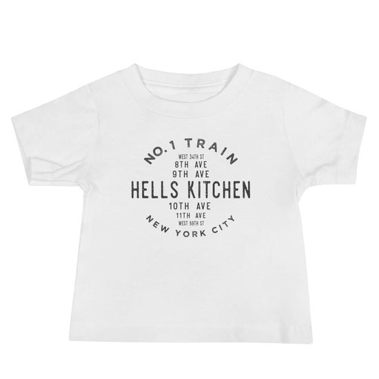 Hells Kitchen Manhattan NYC Baby Jersey Tee
