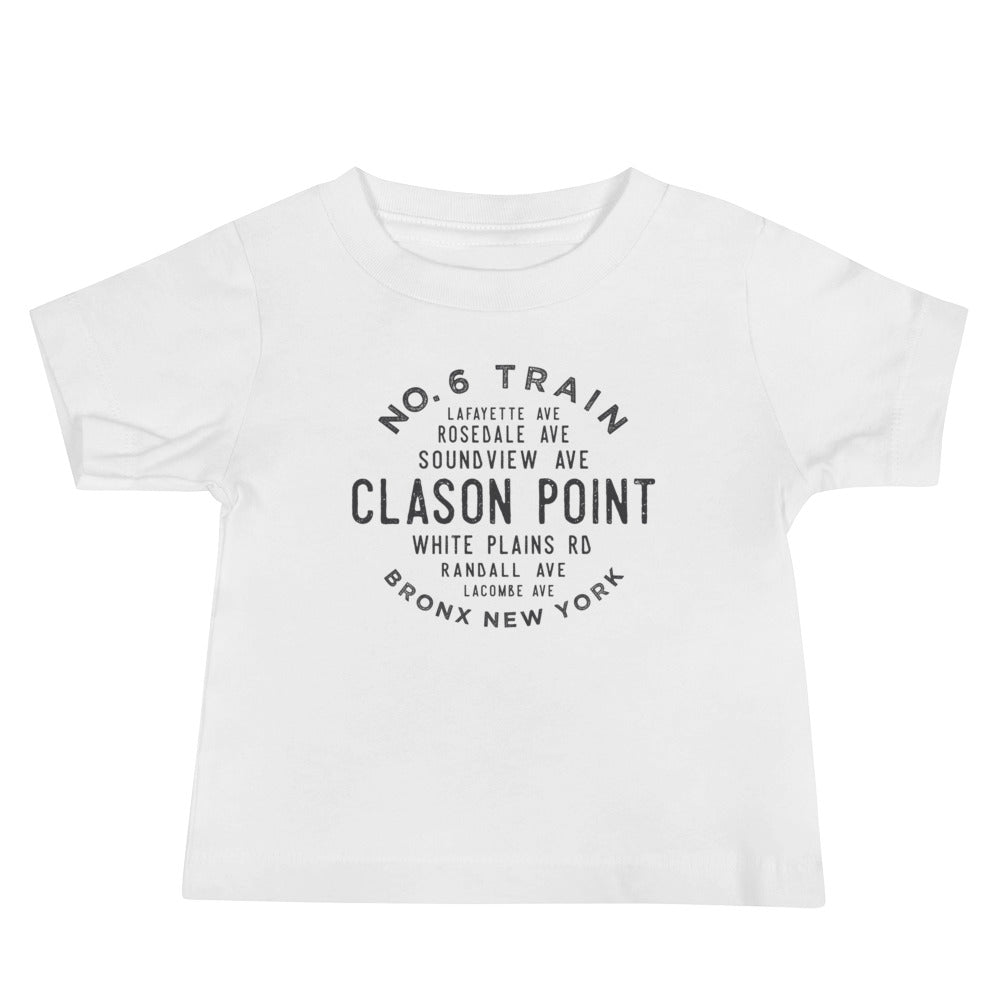 Clason Point Bronx NYC Baby Jersey Tee