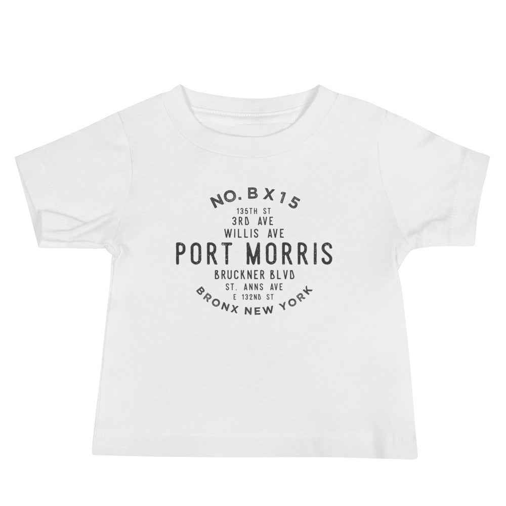Port Morris Bronx NYC Baby Jersey Tee