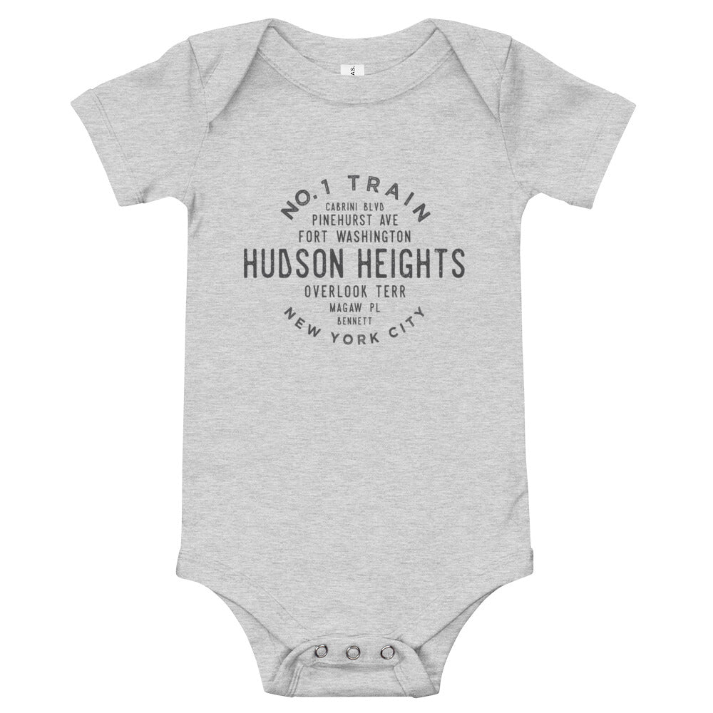 Hudson Heights Manhattan NYC Infant Bodysuit