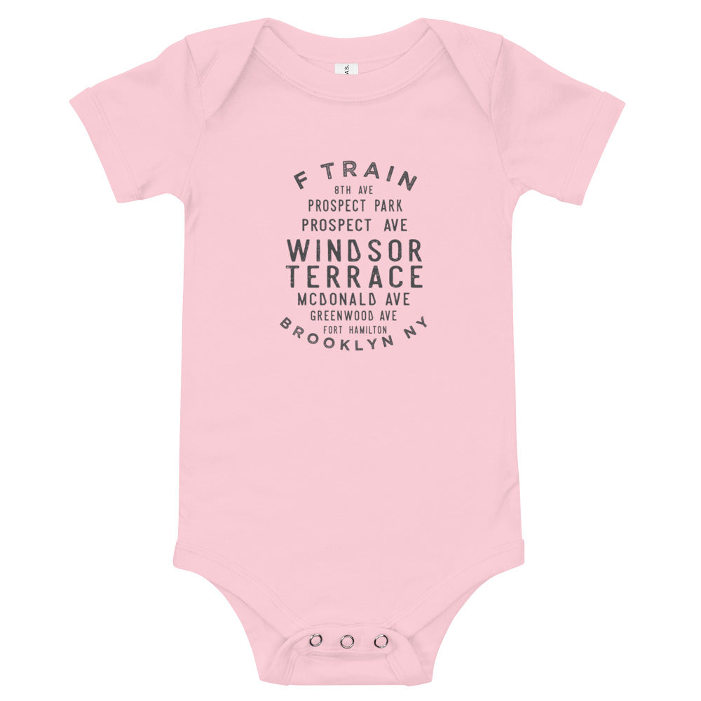 Windsor Terrace Brooklyn NYC Infant Bodysuit