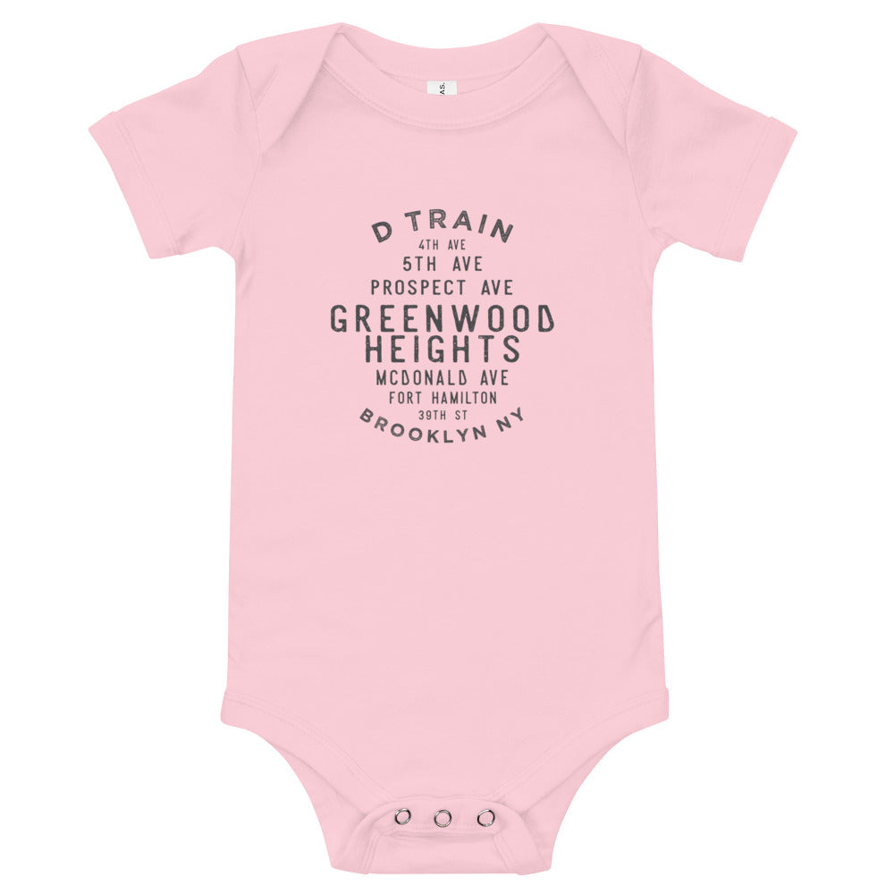Greenwood Heights Brooklyn NYC Infant Bodysuit
