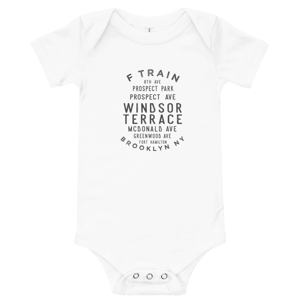 Windsor Terrace Brooklyn NYC Infant Bodysuit