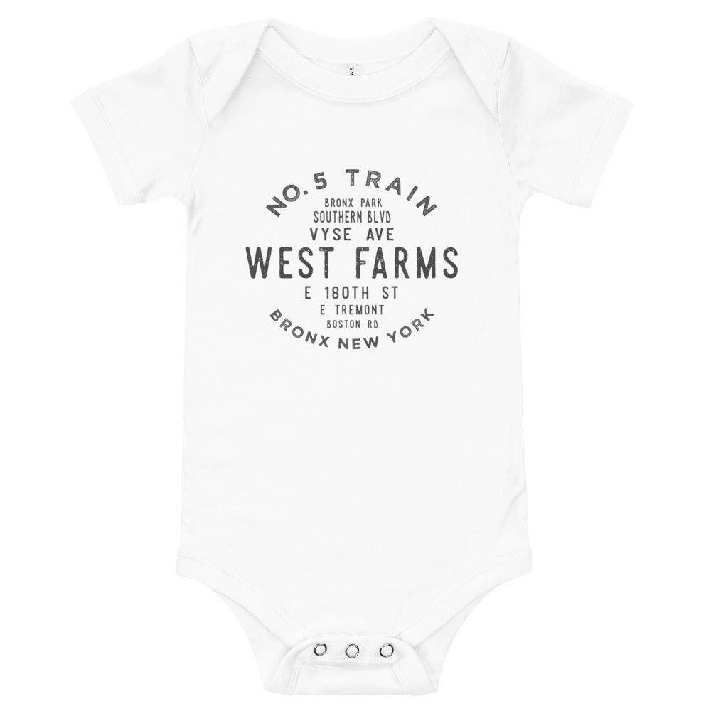 West Farms Bronx NYC Infant Bodysuit
