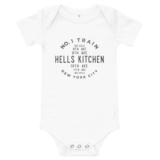 Hells Kitchen Manhattan NYC Infant Bodysuit