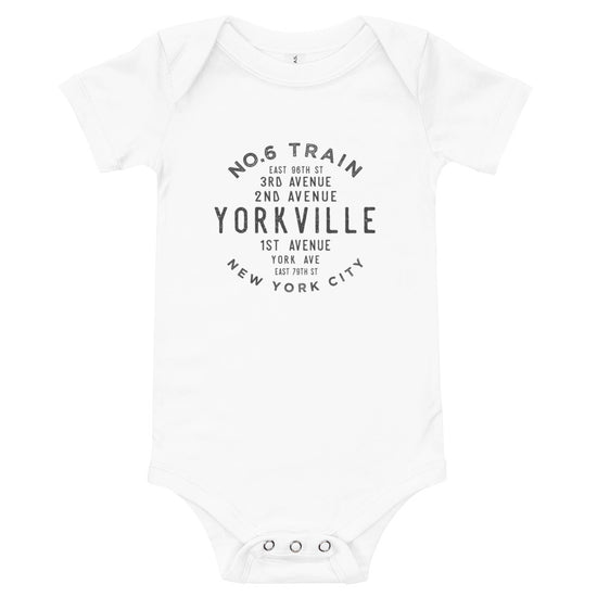 Yorkville Manhattan NYC Infant Bodysuit