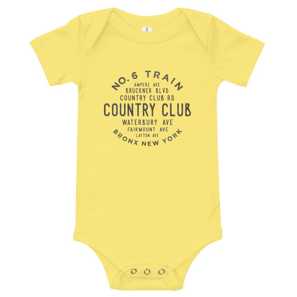 Country Club Bronx NYC Infant Bodysuit