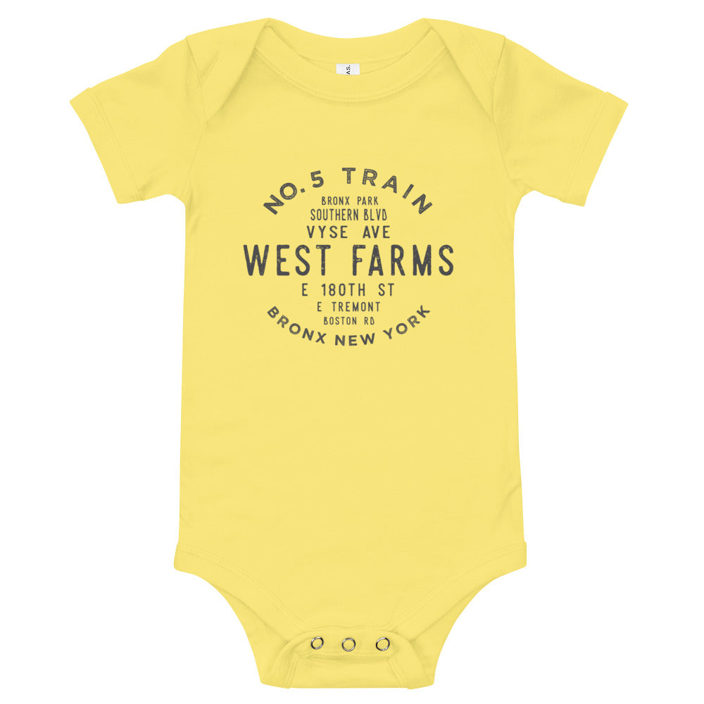 West Farms Bronx NYC Infant Bodysuit