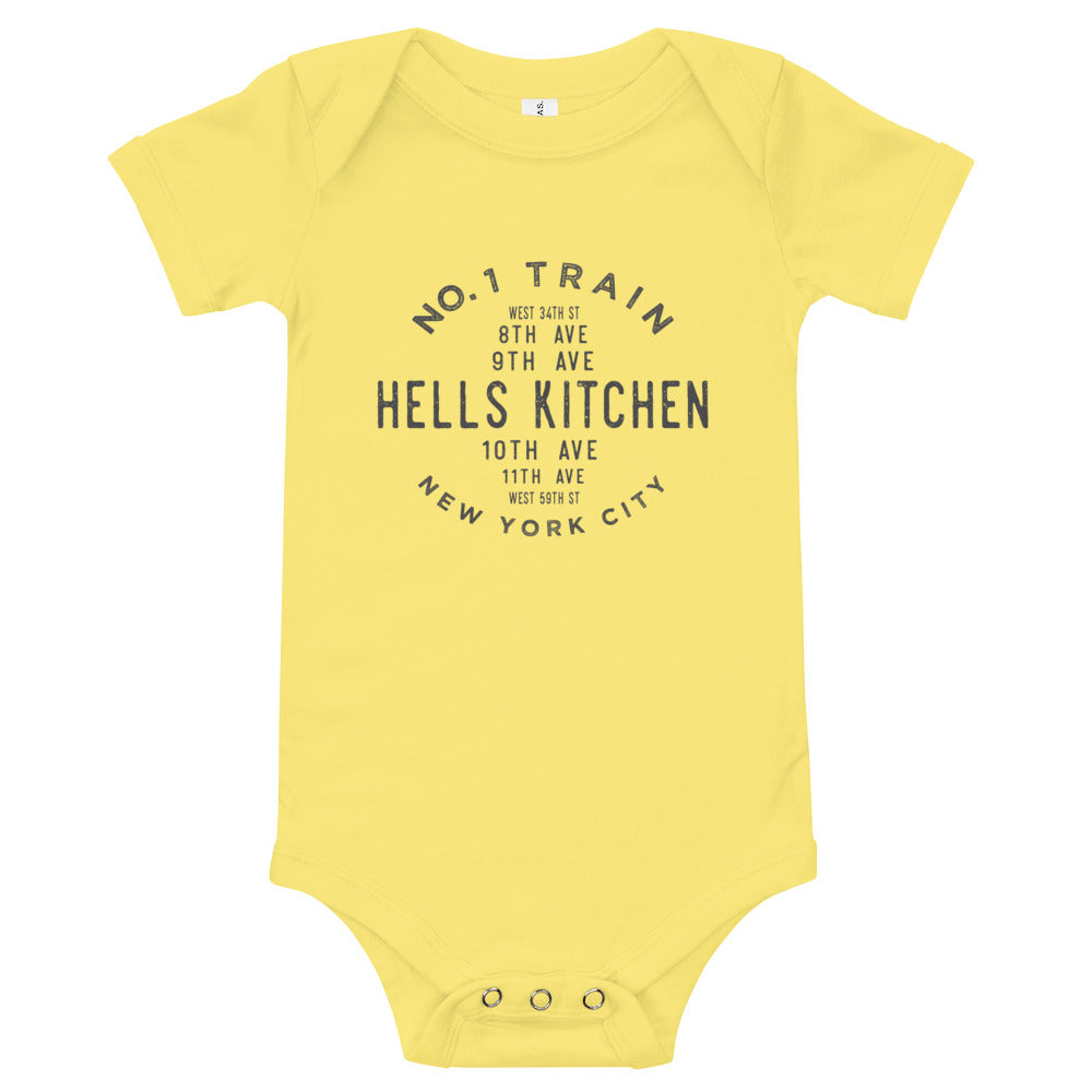 Hells Kitchen Manhattan NYC Infant Bodysuit