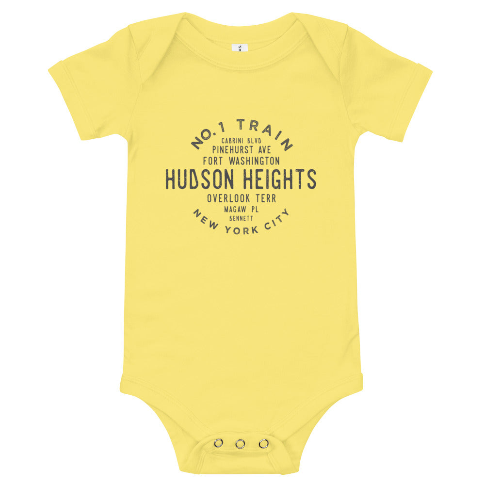 Hudson Heights Manhattan NYC Infant Bodysuit