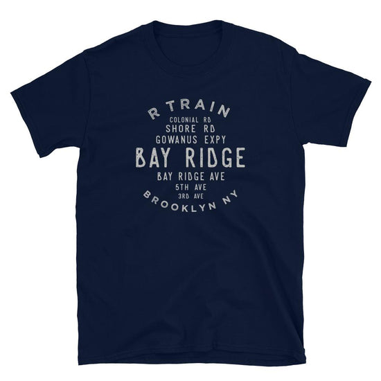 Load image into Gallery viewer, Bay Ridge Brooklyn NYC Adult Mens Grid Tee
