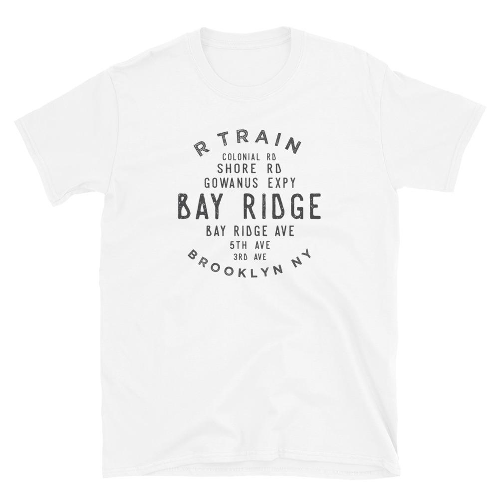 Bay Ridge Brooklyn NYC Adult Mens Grid Tee