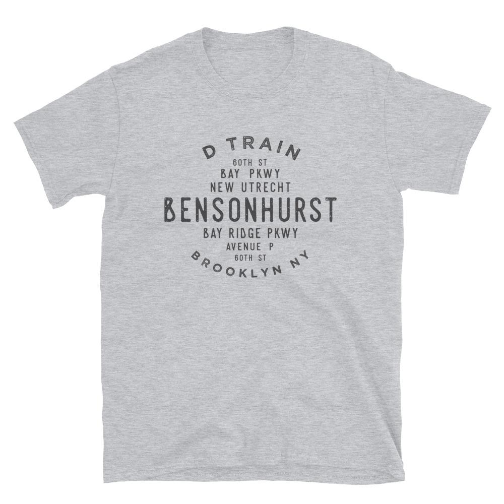 Bensonhurst Brooklyn Unisex Grid Tee - Vivant Garde