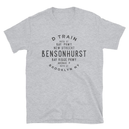 Bensonhurst Brooklyn Unisex Grid Tee - Vivant Garde