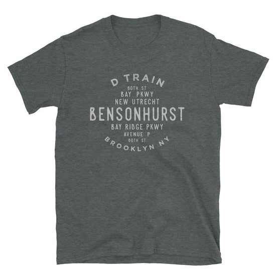 Bensonhurst Brooklyn Unisex Grid Tee - Vivant Garde